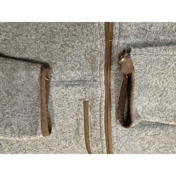 LLBean Mens Slightly Fitted Full-Zip Jacket M Rec Blue Polyester Long Sleeves - Picture 5 of 9